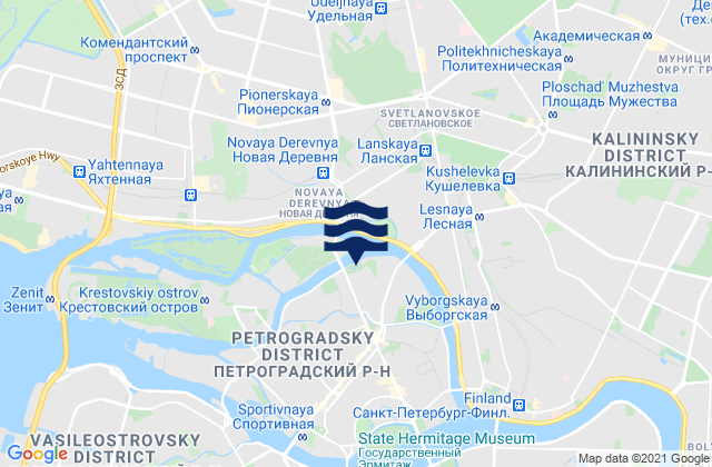 Petrogradka, Russia潮水