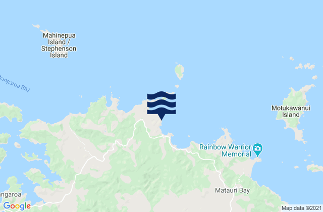 Piapia Bay, New Zealand潮水