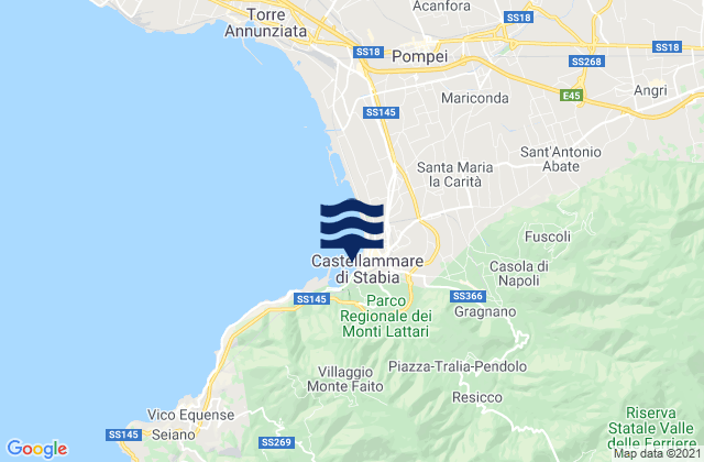 Pimonte, Italy潮水