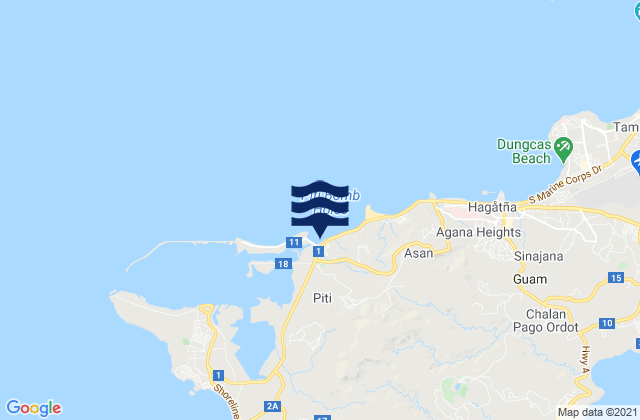 Piti Municipality, Guam潮水