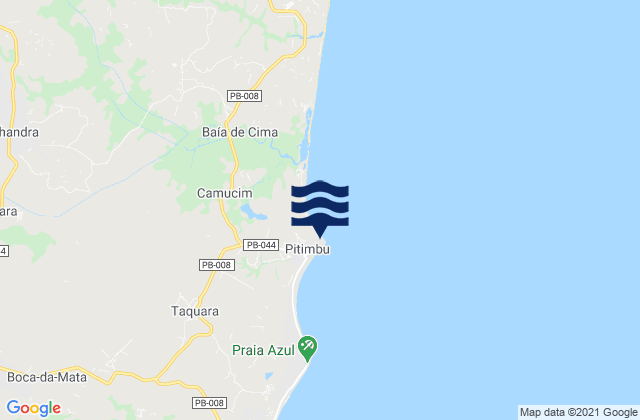 Pitimbu, Brazil潮水