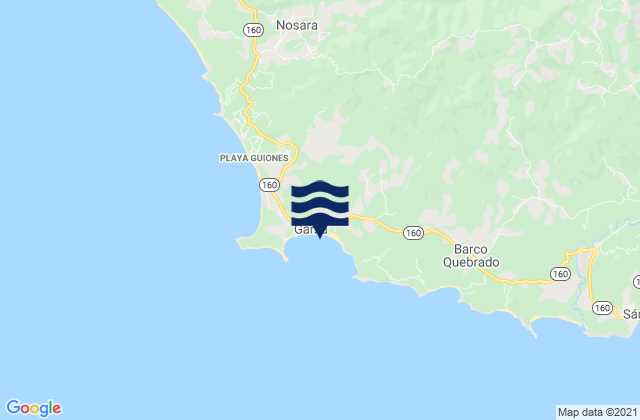 Playa Garza, Costa Rica潮水