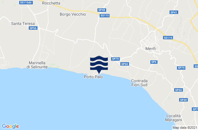 Playa Porto Palo, Italy潮水