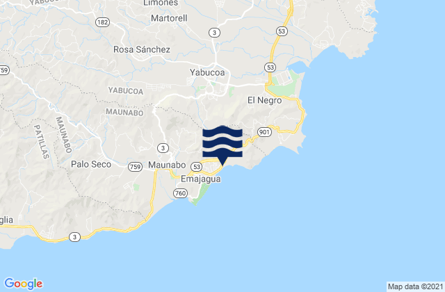Playita, Puerto Rico潮水