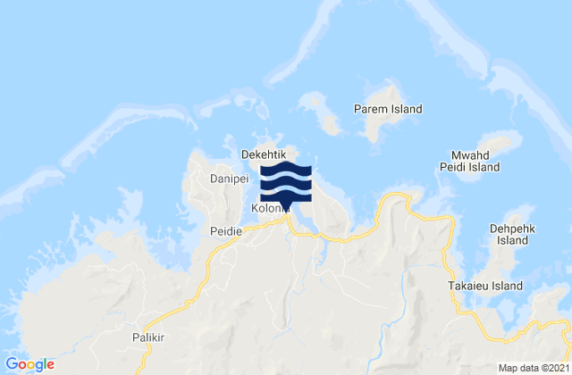 Pohnpei, Micronesia潮水