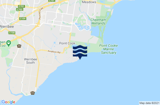 Point Cook, Australia潮水