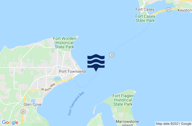 Point Hudson 0.5 mile east of, United States潮水