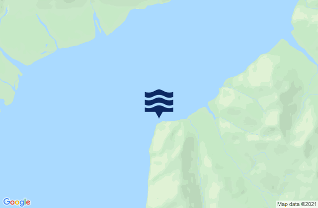 Point Latouche (Yakutat Bay), United States潮水