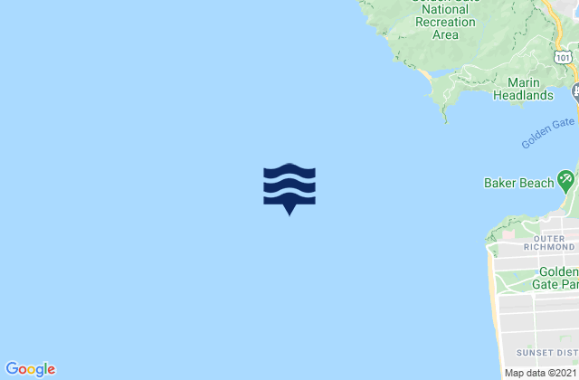 Point Lobos 3.73 nmi. W of, United States潮水