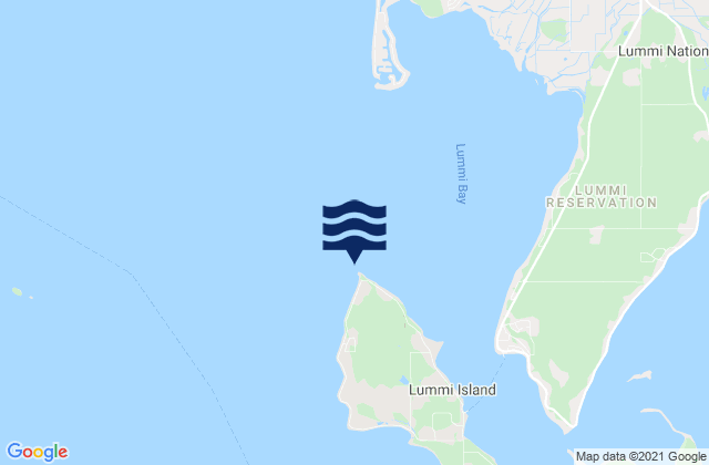 Point Migley (Lummi Island), United States潮水
