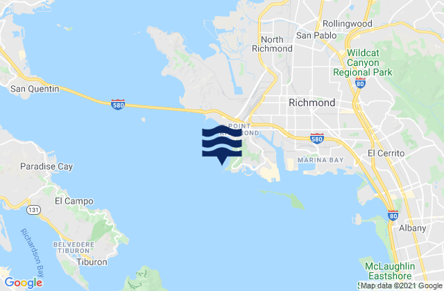 Point Richmond, United States潮水