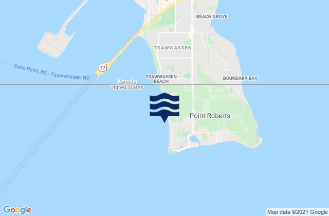 Point Roberts, United States潮水