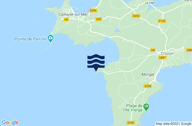 Pointe De Dinan, France潮水