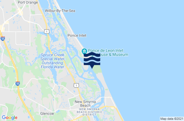 Ponce De Leon Inlet South, United States潮水