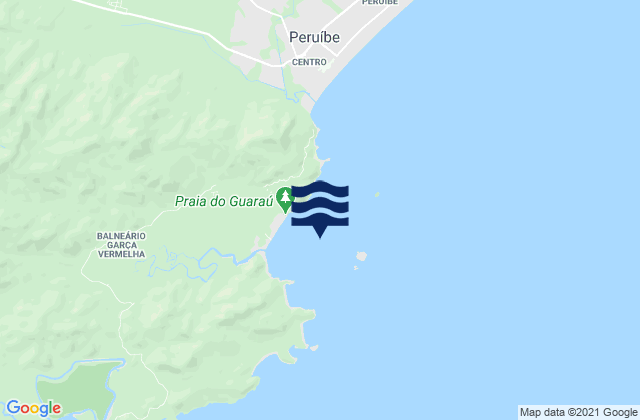 Ponta Paranapua, Brazil潮水