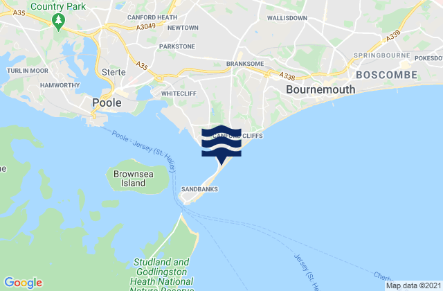 Poole Head, United Kingdom潮水