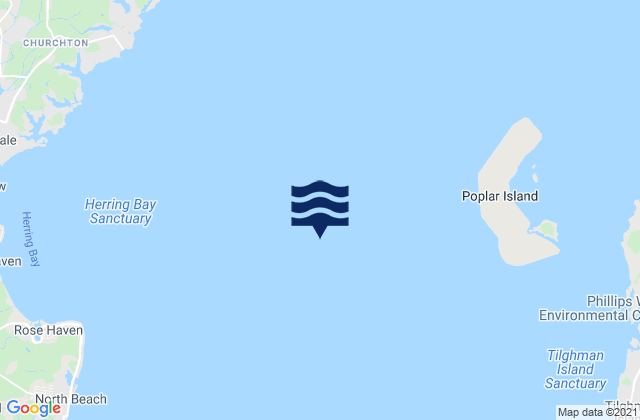 Poplar Island 3.0 n.mi. WSW of, United States潮水