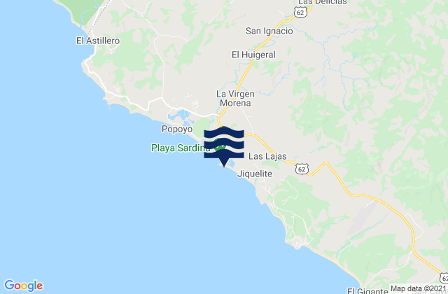 Popoyo, Nicaragua潮水