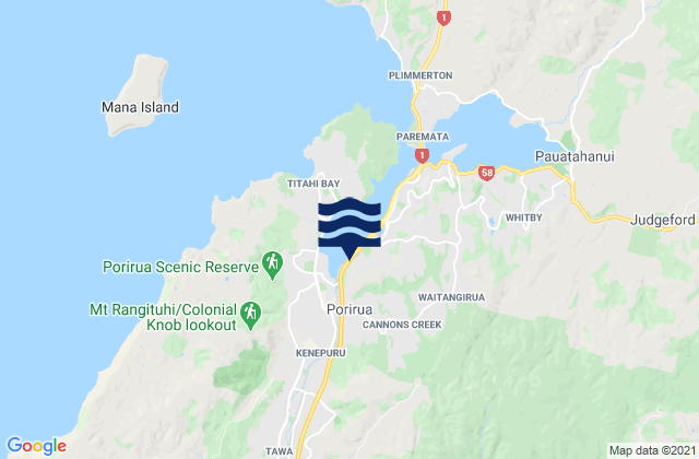 Porirua, New Zealand潮水