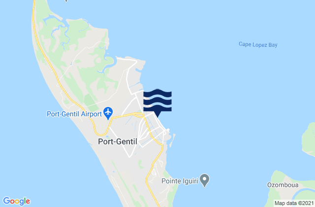 Port-Gentil, Gabon潮水