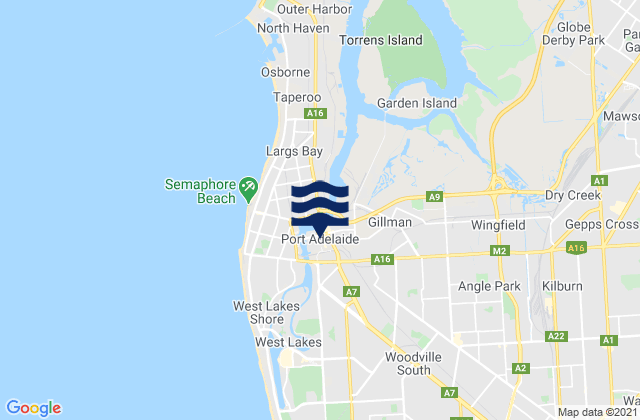 Port Adelaide, Australia潮水