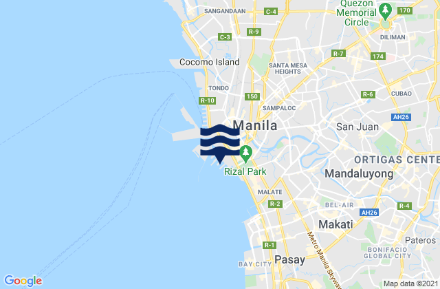 Port Area, Philippines潮水