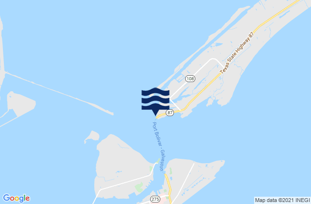 Port Bolivar, United States潮水