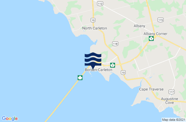 Port Borden, Canada潮水
