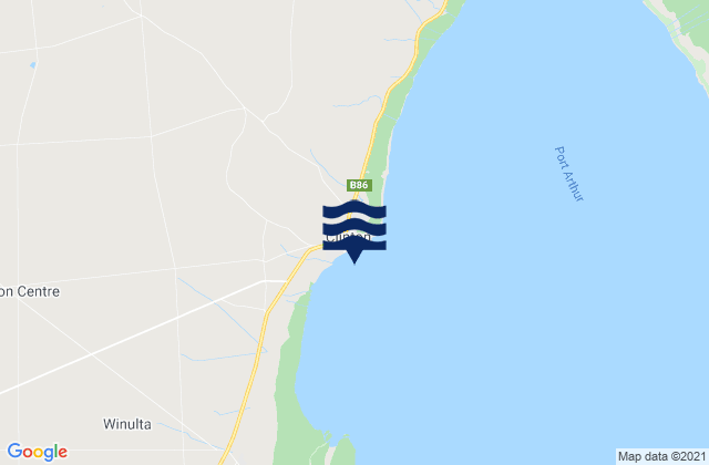 Port Clinton, Australia潮水