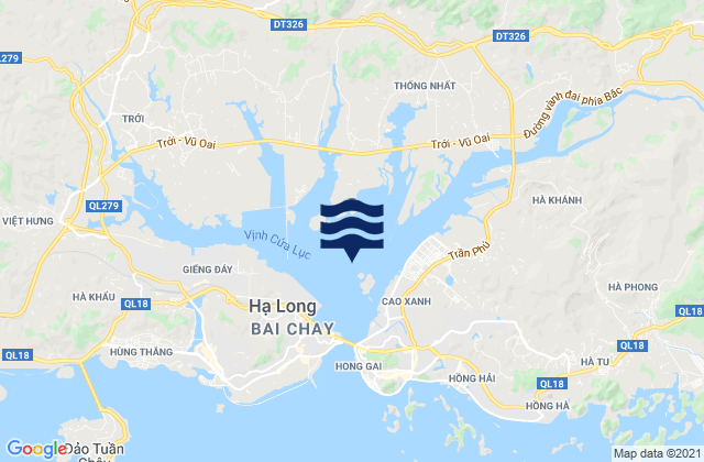 Port Courbet, Vietnam潮水