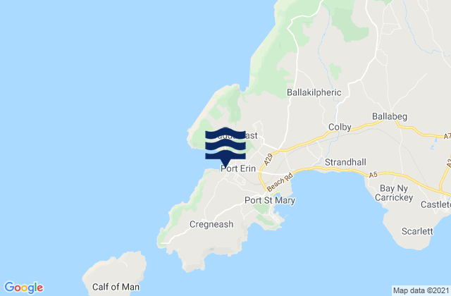 Port Erin, Isle of Man潮水