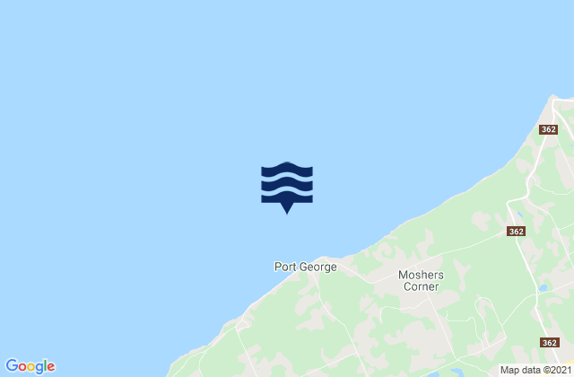 Port George, Canada潮水