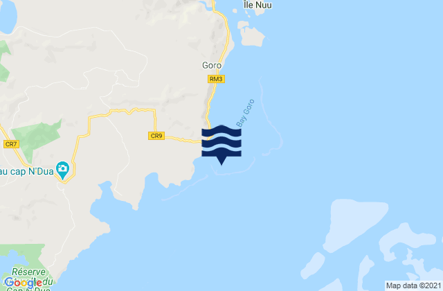 Port Goro Toemo Island, New Caledonia潮水