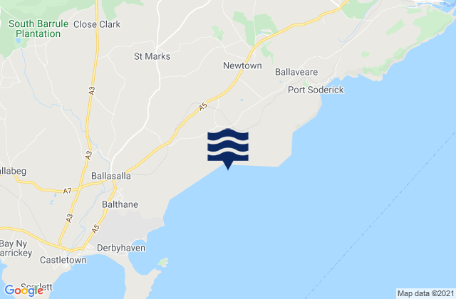Port Grenaugh, Isle of Man潮水