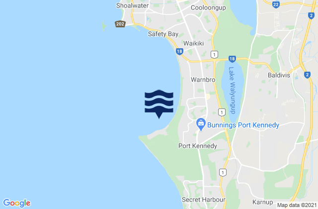 Port Kennedy, Australia潮水