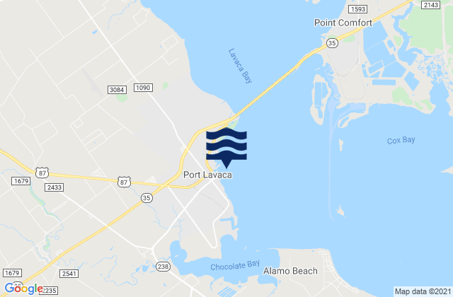 Port Lavaca Matagorda Bay, United States潮水