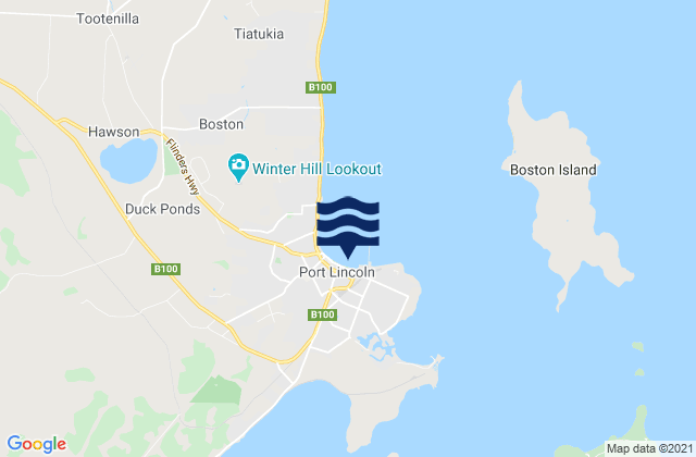 Port Lincoln, Australia潮水