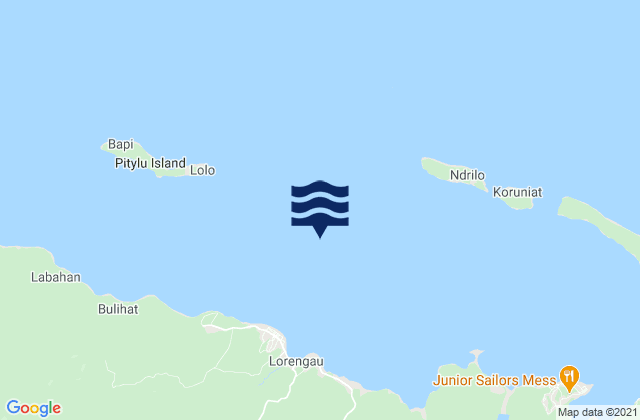 Port Seeadler, Manus, Admiralty Islands, Papua New Guinea潮水