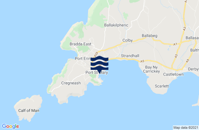 Port St Mary, Isle of Man潮水