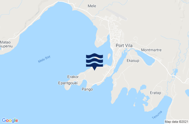 Port Vila, New Caledonia潮水
