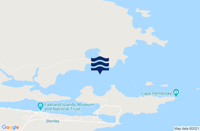 Port William, Falkland Islands潮水
