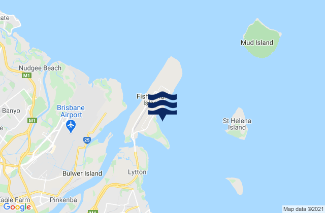 Port of Brisbane, Australia潮水