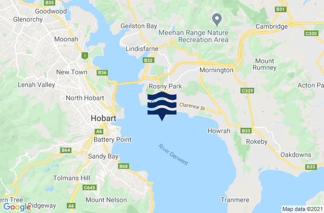Port of Hobart, Australia潮水