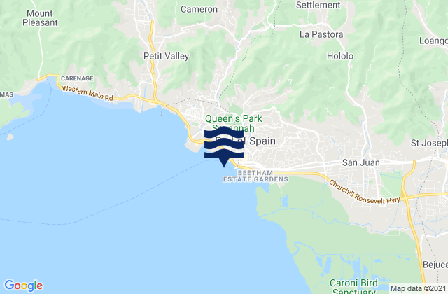 Port of Spain, Trinidad and Tobago潮水