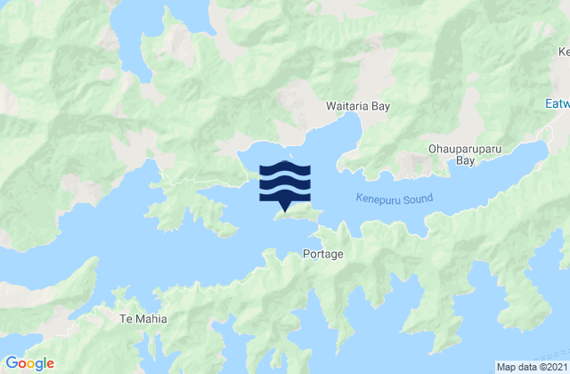 Portage Bay, New Zealand潮水