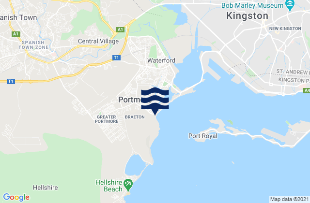Portmore, Jamaica潮水