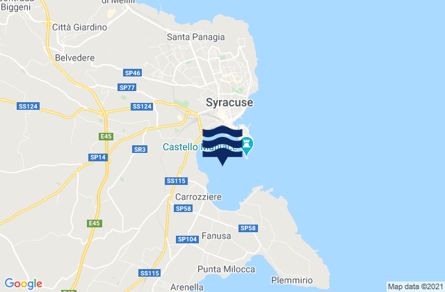 Porto Grande, Italy潮水