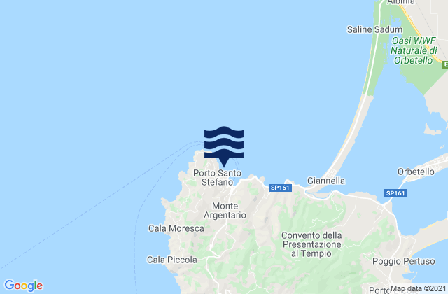Porto Santo Stefano, Italy潮水