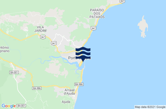 Porto Seguro, Brazil潮水