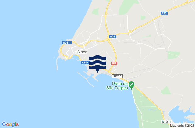 Porto Sines PSA, Portugal潮水